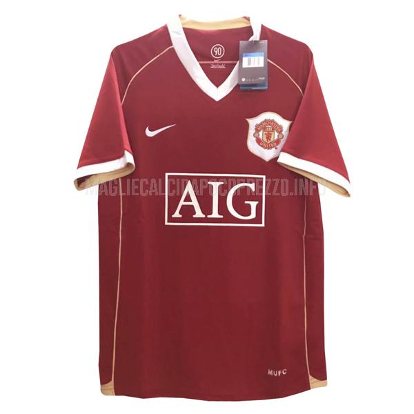 maglietta retro manchester united home 2006-2007