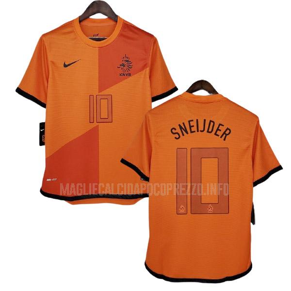 maglietta retro paesi bassi sneijder home 2012