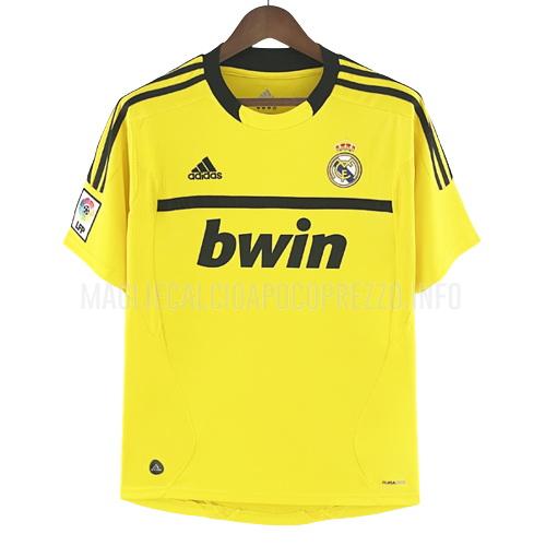 maglietta retro real madrid portiere giallo 2011-2012