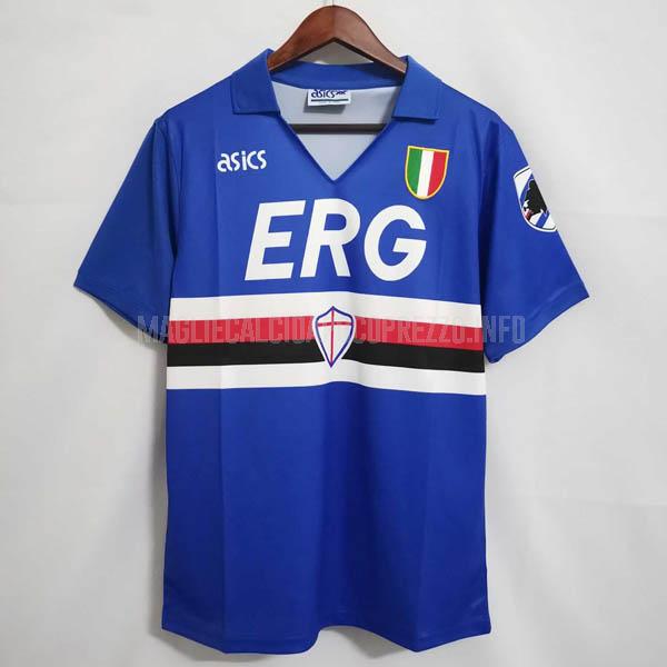 maglietta retro sampdoria home 1990-1991 