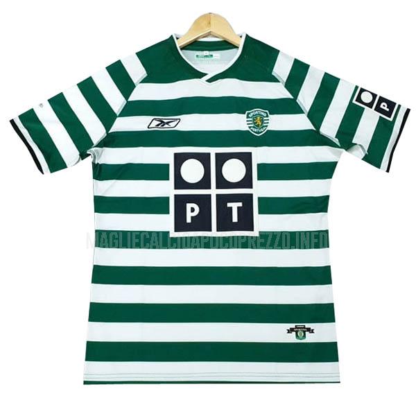 maglietta retro sporting cp home 2002-2003
