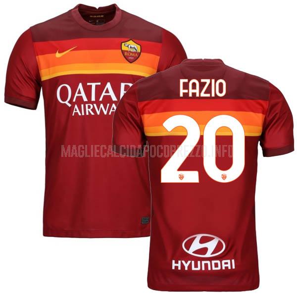 maglietta roma fazio home 2020-21
