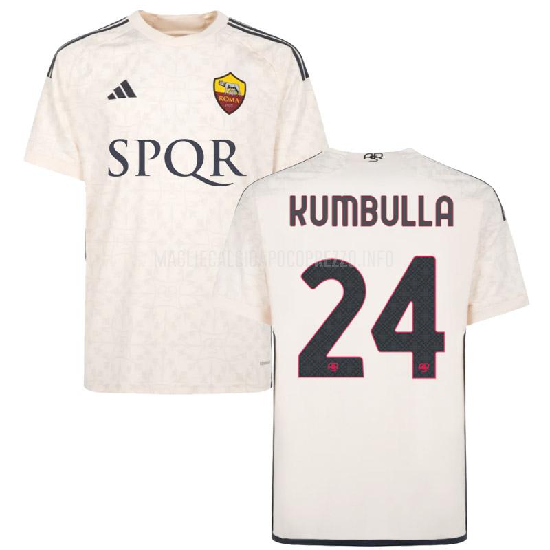maglietta roma kumbulla away 2023-24