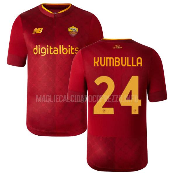 maglietta roma kumbulla home 2022-23