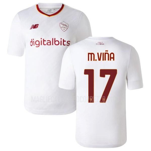 maglietta roma m.vina away 2022-23