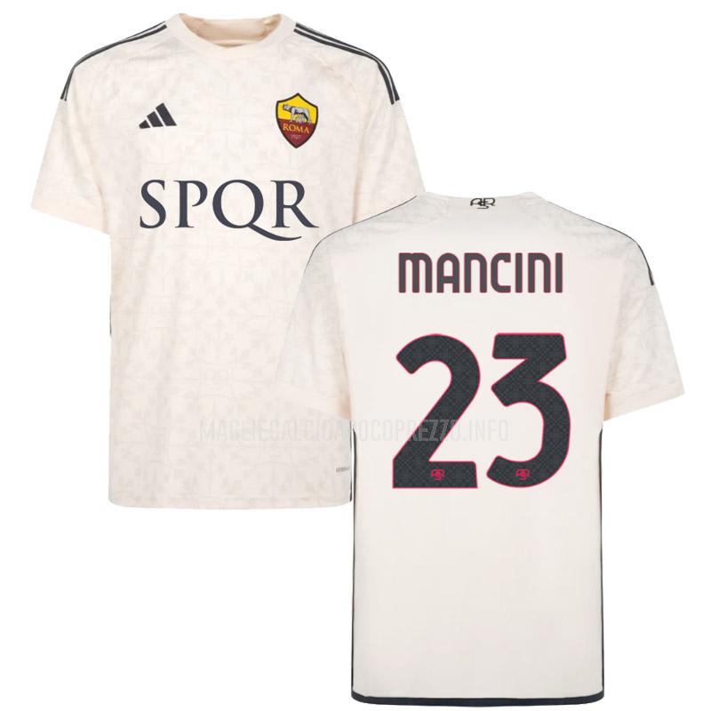 maglietta roma mancini away 2023-24