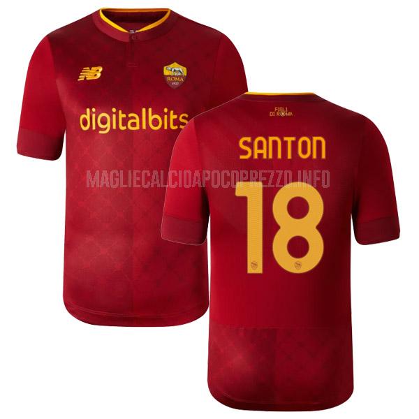 maglietta roma santon home 2022-23