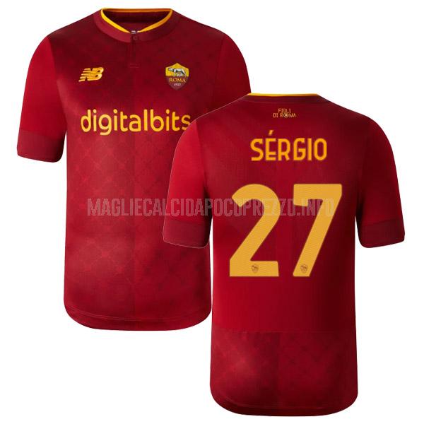 maglietta roma sergio home 2022-23