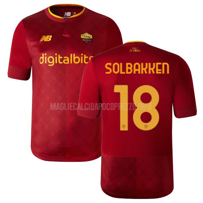 maglietta roma solbakken home 2022-23