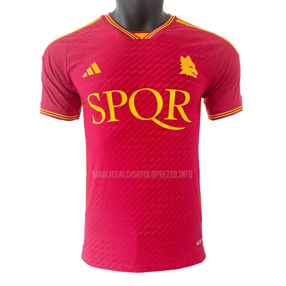 maglietta roma spqr giocatore edizione home 2023-24