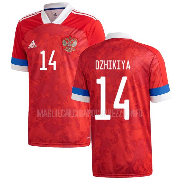 maglietta russia dzhikiya home 2020-2021