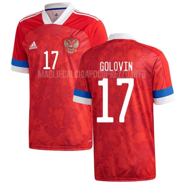 maglietta russia golovin home 2020-2021