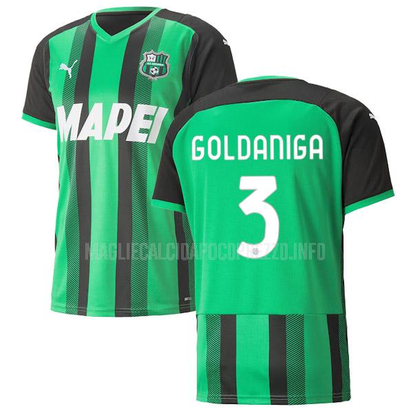 maglietta sassuolo calcio goldaniga home 2021-22