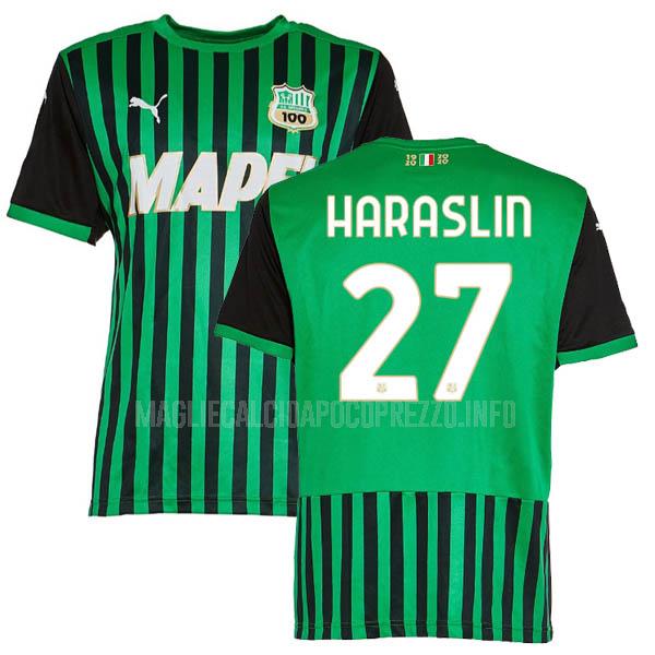 maglietta sassuolo calcio haraslin home 2020-21