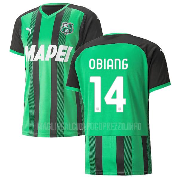 maglietta sassuolo calcio obiang home 2021-22