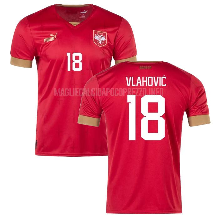 maglietta serbia vlahovic coppa del mondo home 2022