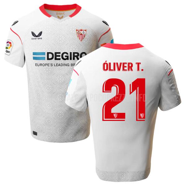 maglietta sevilla Óliver torres home 2022-23