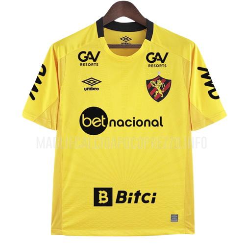 maglietta sport recife tutti sponsor portiere giallo 2022-23