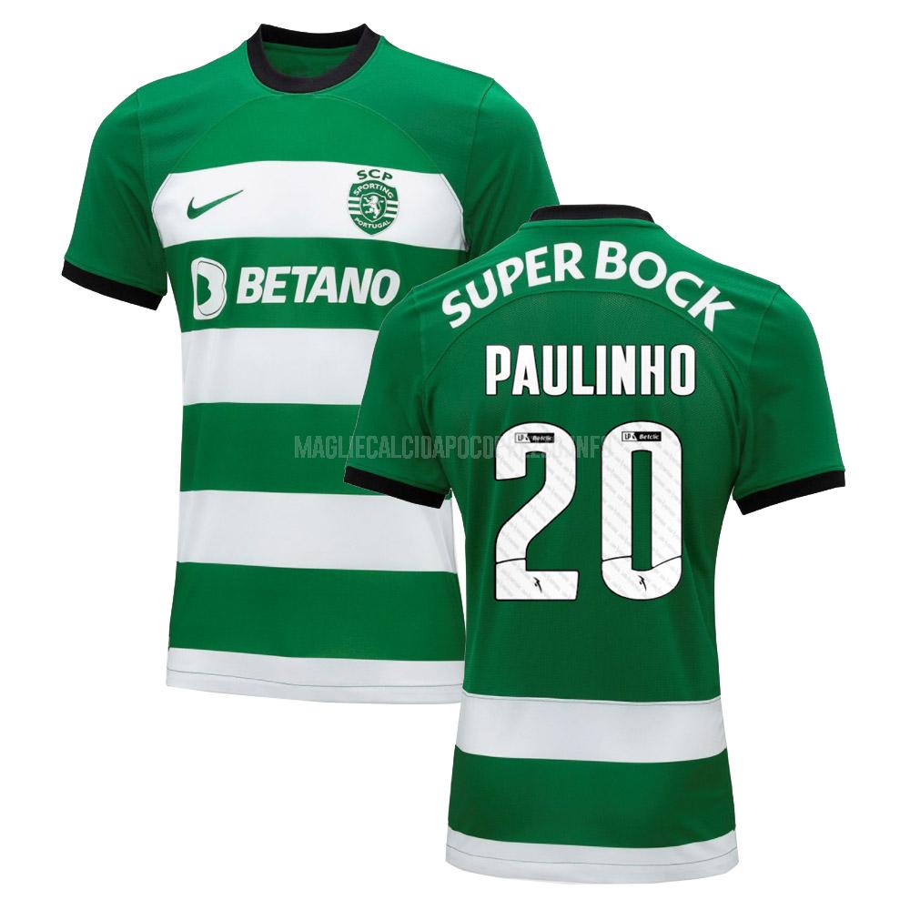 maglietta sporting cp paulinho home 2023-24