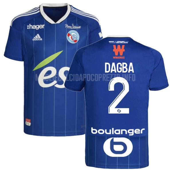 maglietta strasbourg dagba home 2022-23