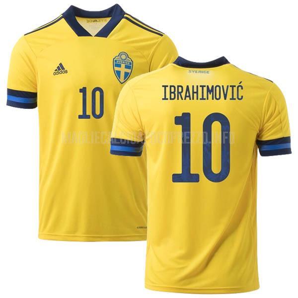 maglietta svezia ibrahimovic home 2020-2021