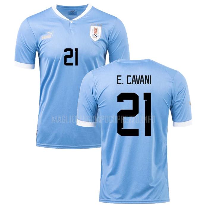 maglietta uruguay e. cavani coppa del mondo home 2022