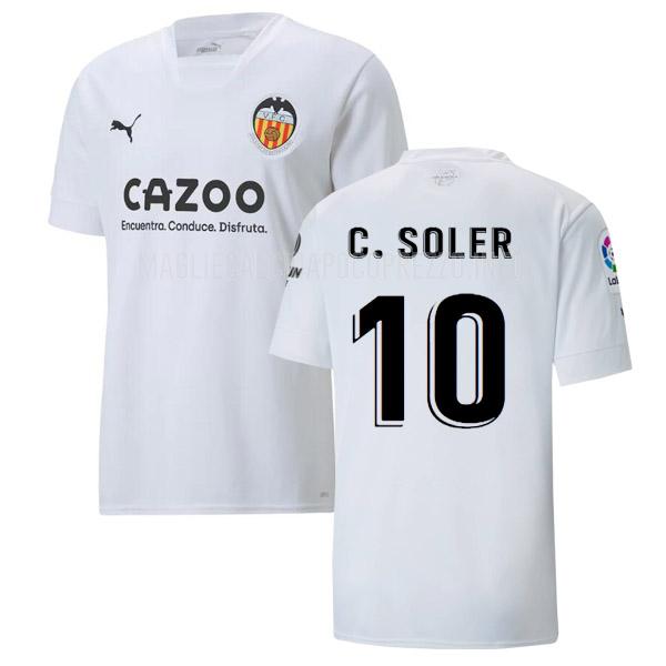 maglietta valencia c. soler home 2022-23
