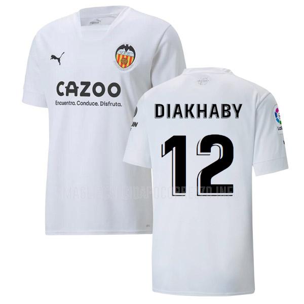 maglietta valencia diakhaby home 2022-23