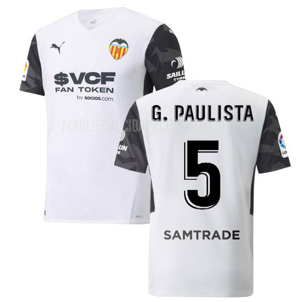 maglietta valencia g.paulista home 2021-22