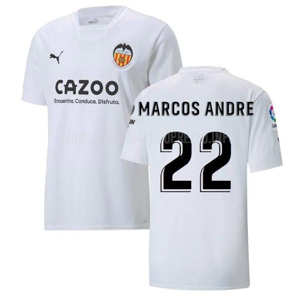 maglietta valencia marcos andré home 2022-23