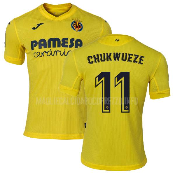 maglietta villarreal chukwueze home 2020-21