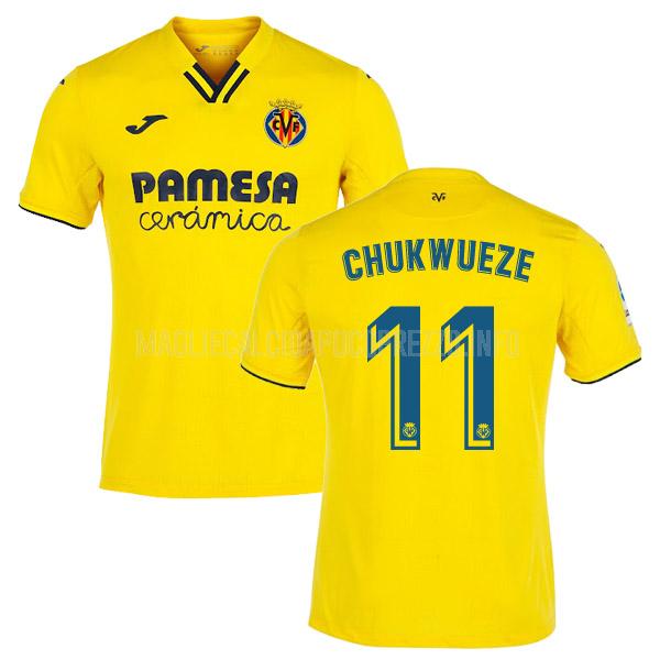 maglietta villarreal chukwueze home 2021-22