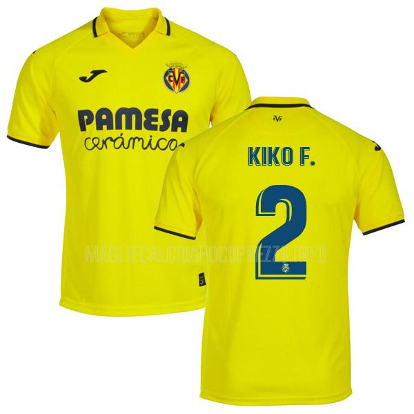 maglietta villarreal kiko f home 2022-23
