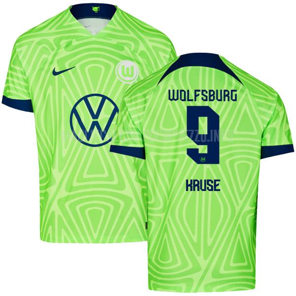 maglietta wolfsburg kruse home 2022-23