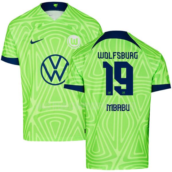 maglietta wolfsburg mbabu home 2022-23