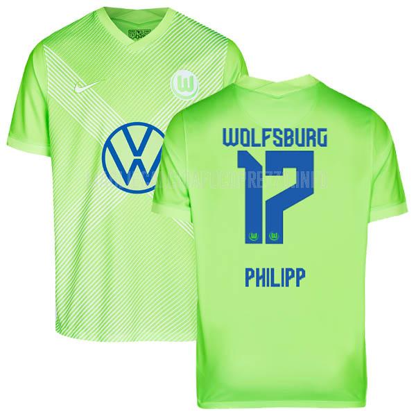 maglietta wolfsburg philipp home 2020-21