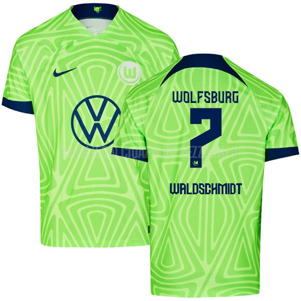 maglietta wolfsburg waldschmidt home 2022-23