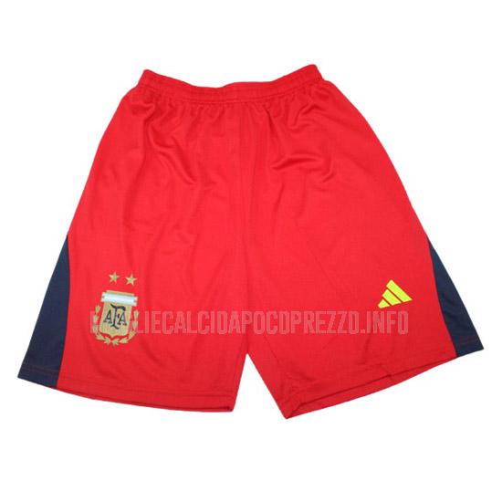 pantaloncini argentina portiere rosso 2022